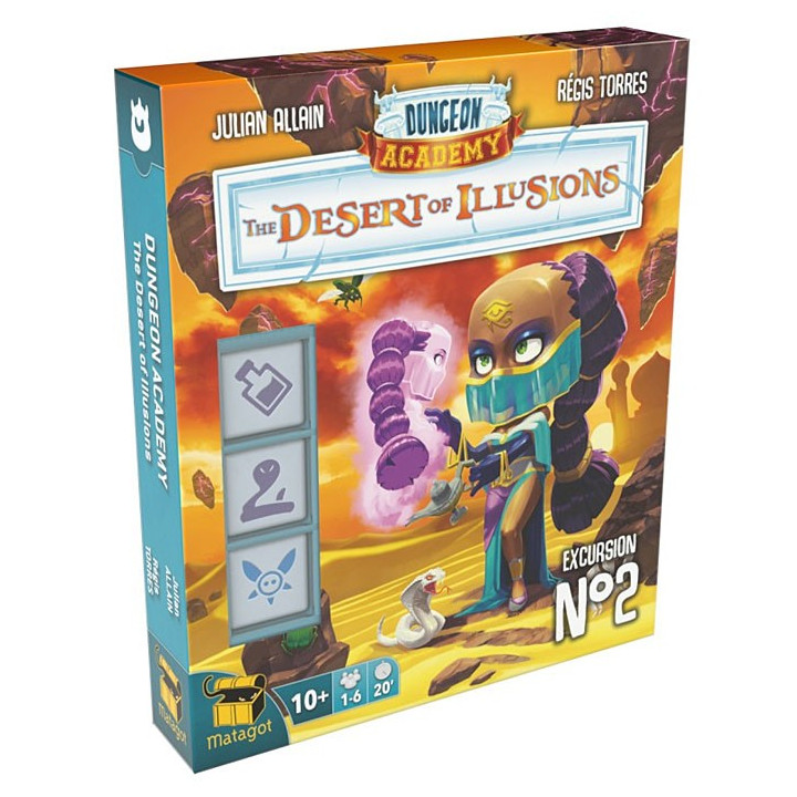 Dungeon Academy - The Desert of Illusions - BOARD GAMES
