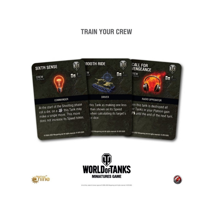 A TRIER - World of Tanks - le Jeu de Figurines