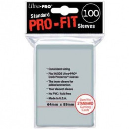 SLEEVES - Ultra-Pro Standard Sleeves - Pro-Fit Card Clear