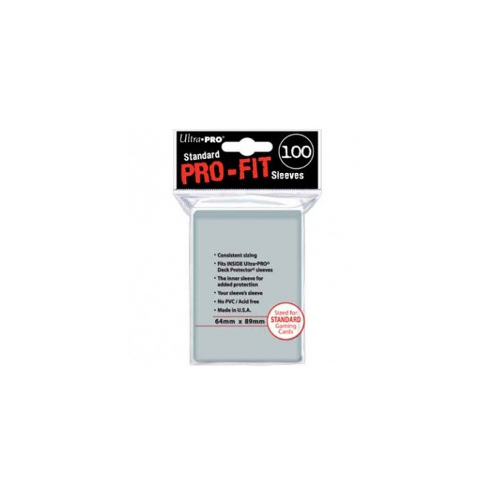 SLEEVES - Ultra-Pro Standard Sleeves - Pro-Fit Card Clear