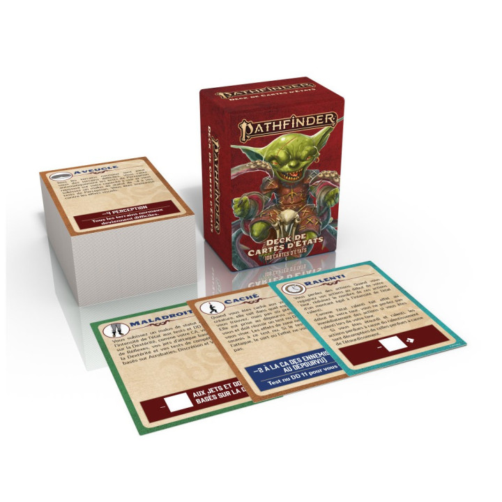 Pathfinder 2 - Deck de Cartes d'Etats - MEDIEVALE E FANTASY