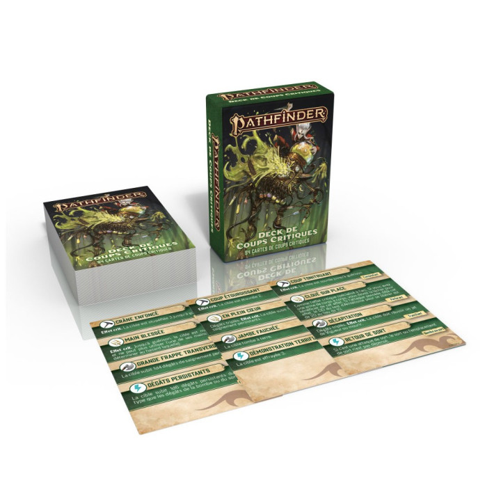 Pathfinder 2 - Deck de Coups Critiques - MEDIEVALE E FANTASY
