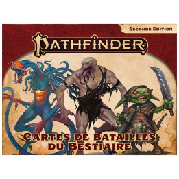 Pathfinder 2 - Cartes de Batailles du Bestiaire - MEDIEVALE E FANTASY