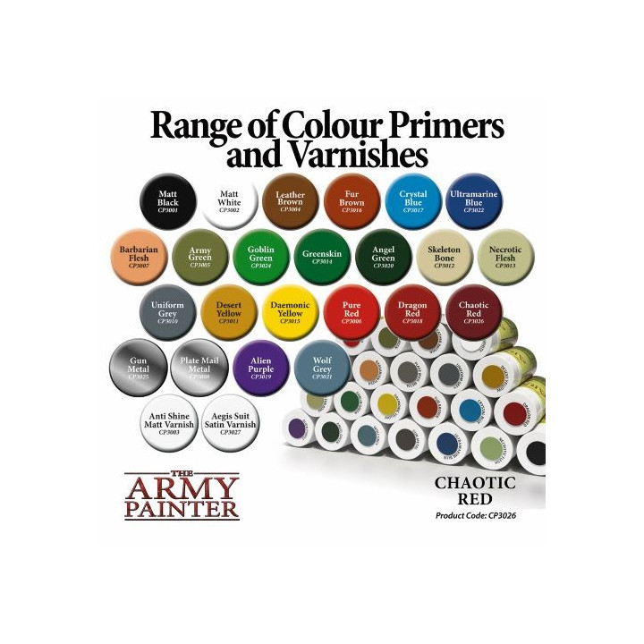PEINTURES - Primer - Chaotic Red