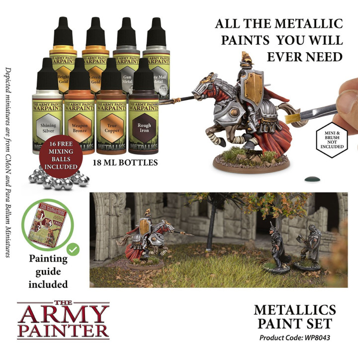 PEINTURES - Warpaints Metallic Paint Set