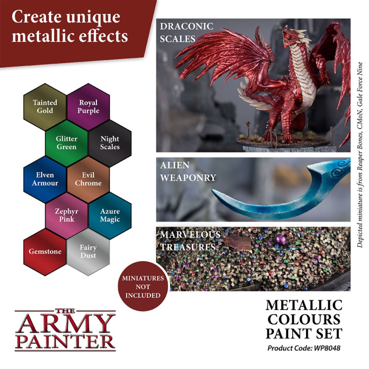 PEINTURES - Metallic Colours Paint Set