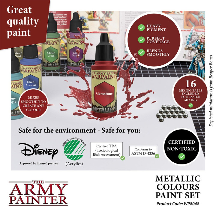 PEINTURES - Metallic Colours Paint Set