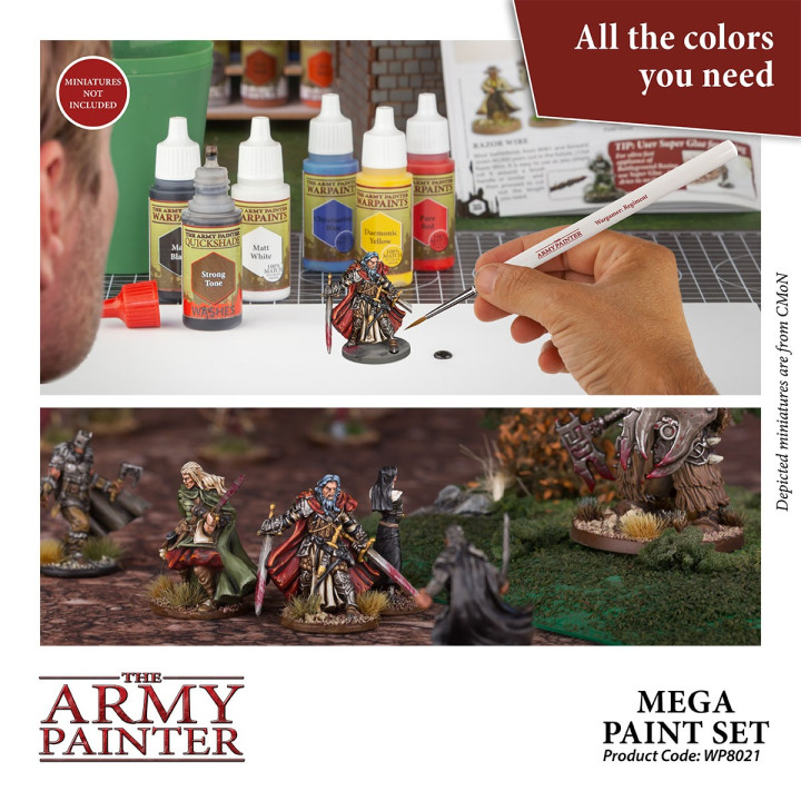 PEINTURES - Army Painter - Warpaints Mega Paint Set