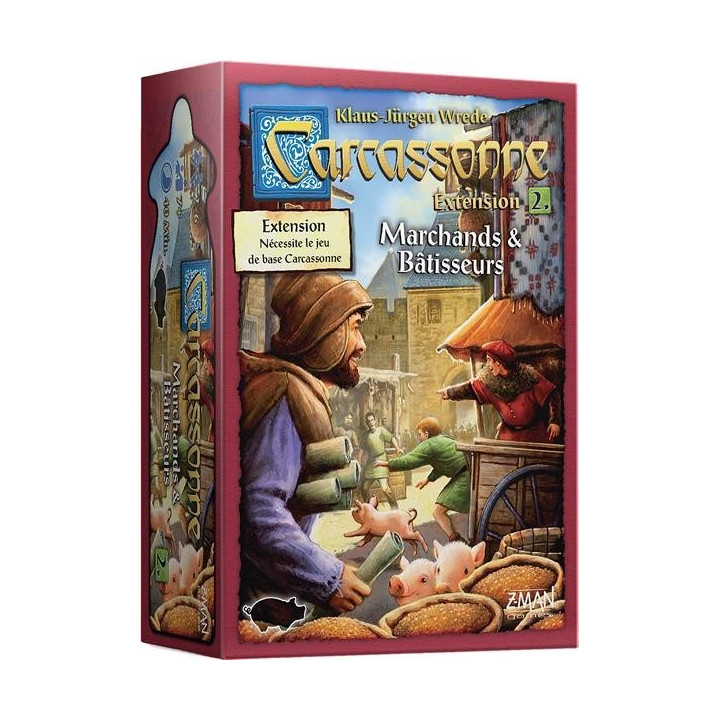 Carcassonne : Extension 2 - Marchands et bâtisseurs - ZU SORTIEREN