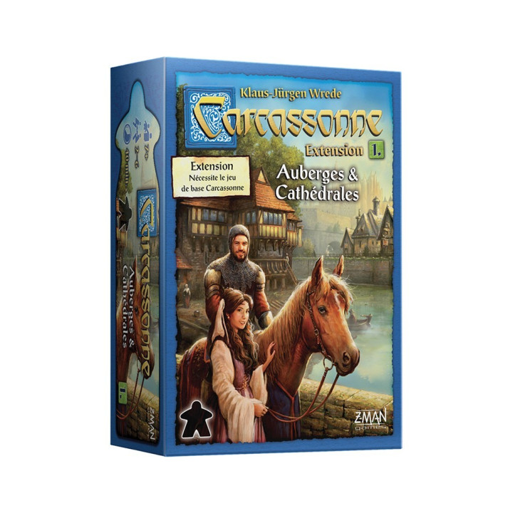 Carcassonne : Extension 1 - Auberges et Cathédrales - TO SORT