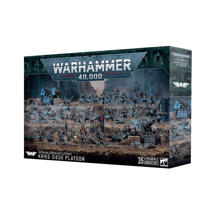 BATTLEFORCES - Bataillon de l'Astra Militarum: Peloton de Siège de Krieg