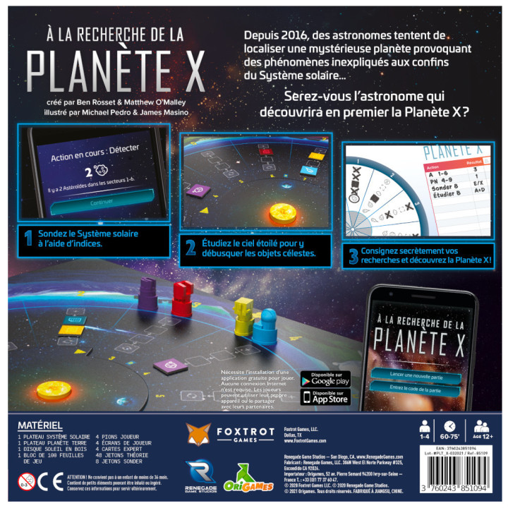 À la Recherche de la Planète X - GIOCHI DA TAVOLO