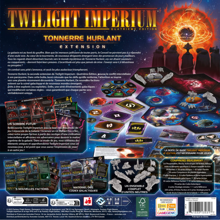 Twilight Imperium 4e Édition : Extension Tonnerre Hurlant _ EXPERTE...