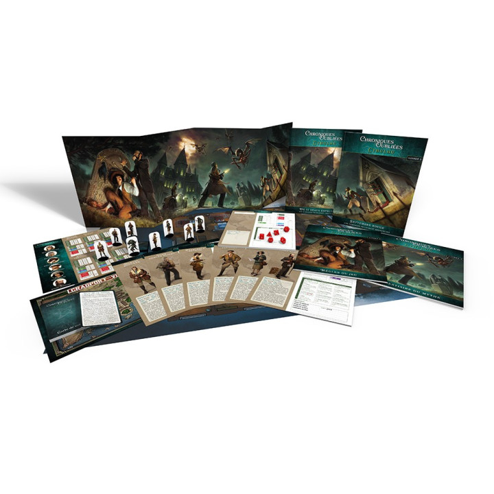 Chroniques Oubliées Contemporain - Boîte d'Initiation Cthulhu - GESELLSCHAFTSSPIELE