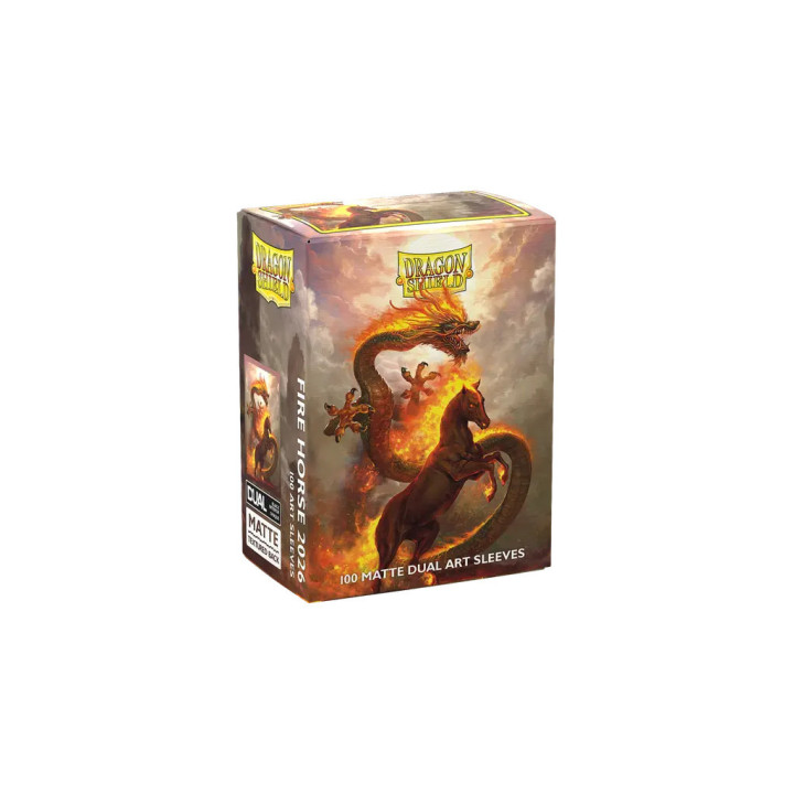 100 Dragon Shield - Art Sleeves - Fire Horse