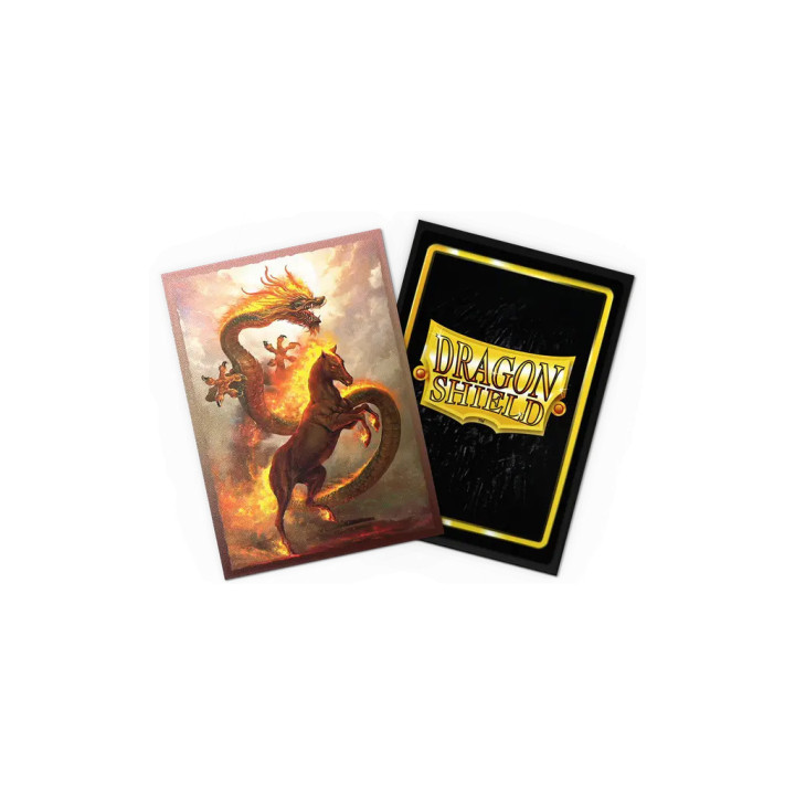 100 Dragon Shield - Art Sleeves - Fire Horse