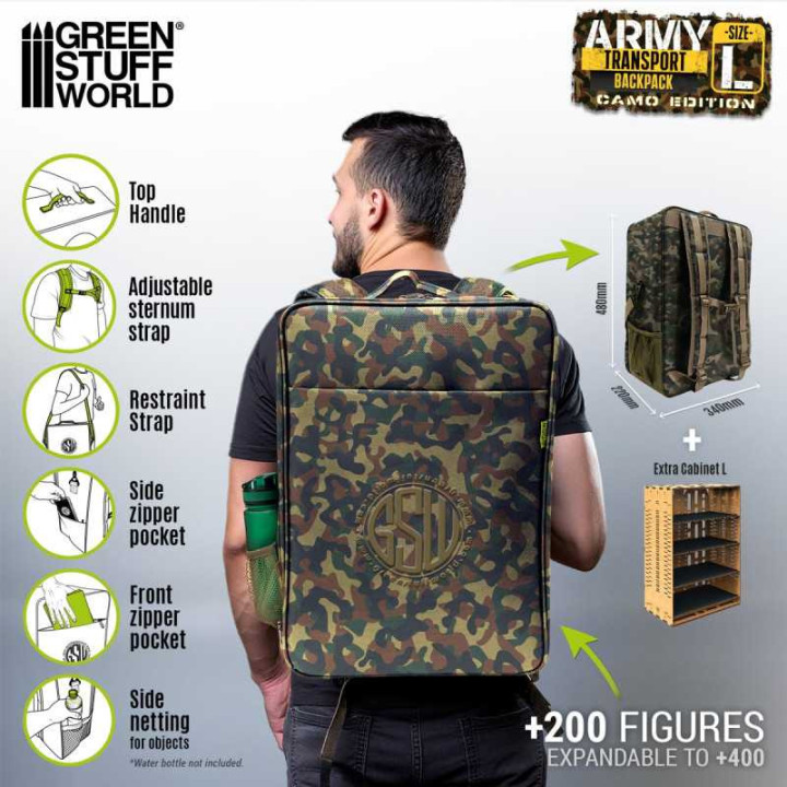 Army Transport Backpack - FIGURINE GAMES