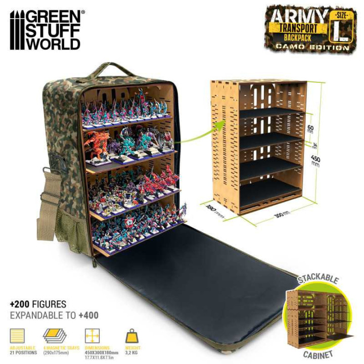 Army Transport Backpack - FIGURINE GAMES