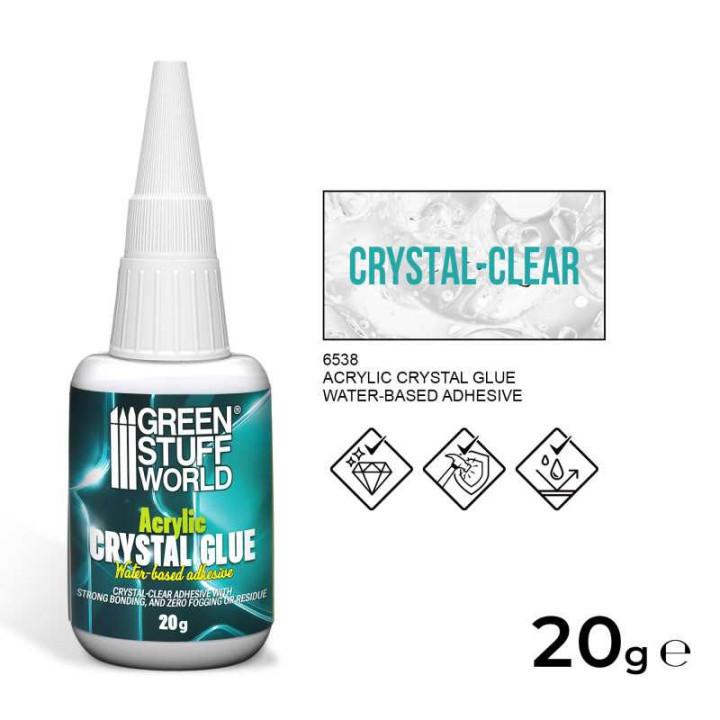 HOBBY ACCESSOIRES - Colle acrylique Crystal Glue 20 g