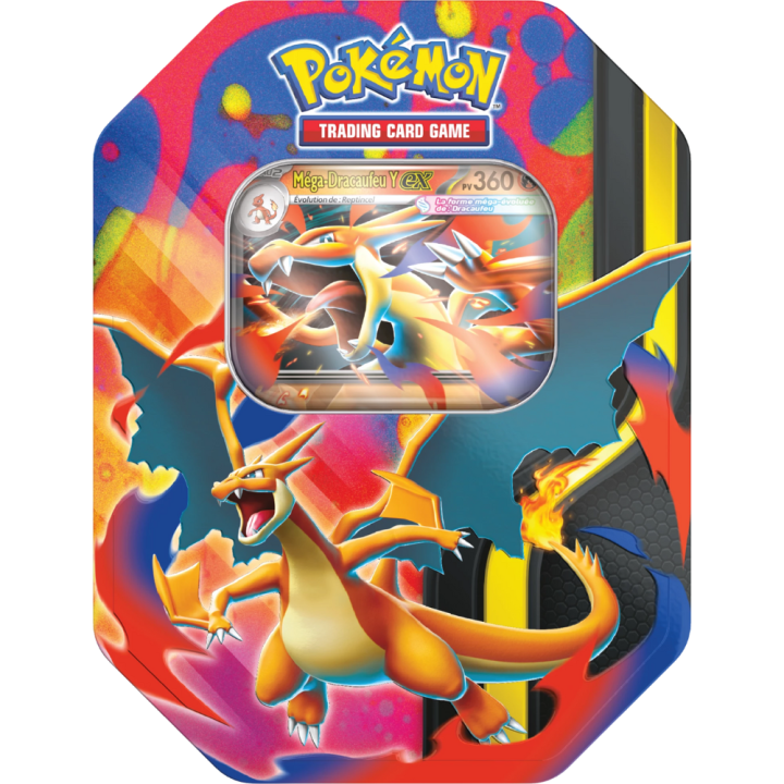 POKÉMON – JEU DE CARTES : Pokémon Spring Tin EX Mega-Dracaufeu Y
