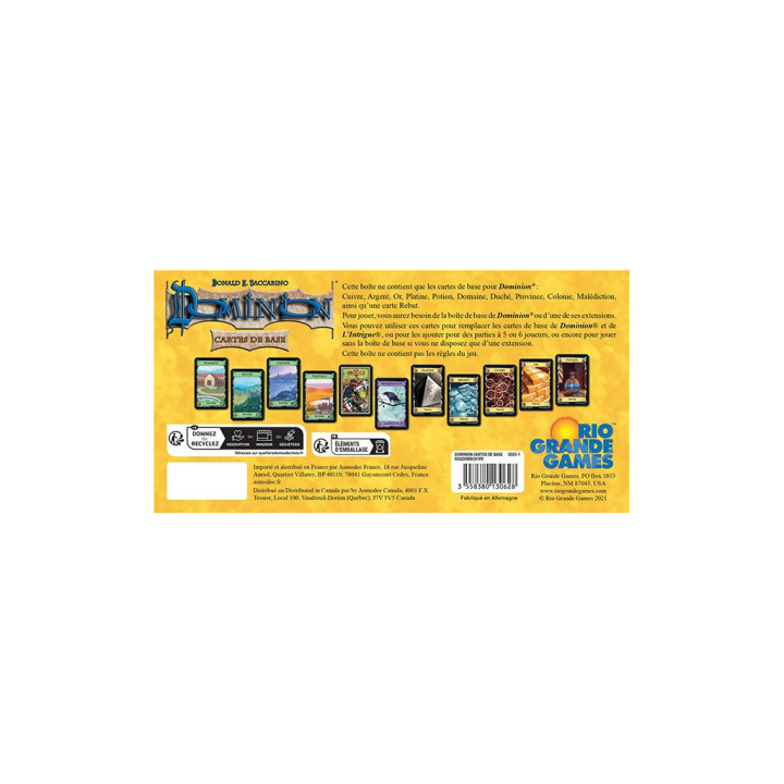 Dominion - Cartes de base _ FAMILIENSPIELE