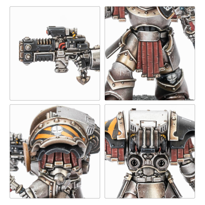 Terminators Cataphractii con Caricatori Volkite e Mazze Energetiche...