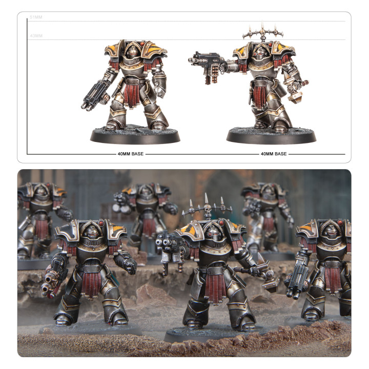 Terminators Cataphractii avec Combi-bolters et Gantelets Énergétiques