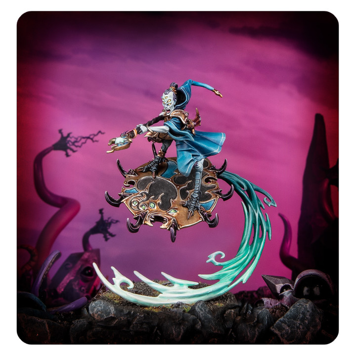 Magister on Disc of Tzeentch - GRAND ALLIANCE CHAOS