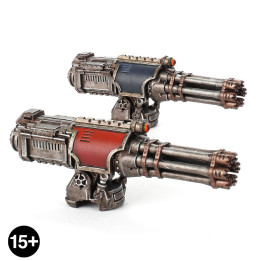 Adeptus Titanicus Warlord Titan da battaglia - Coppia di Gatling Bl...