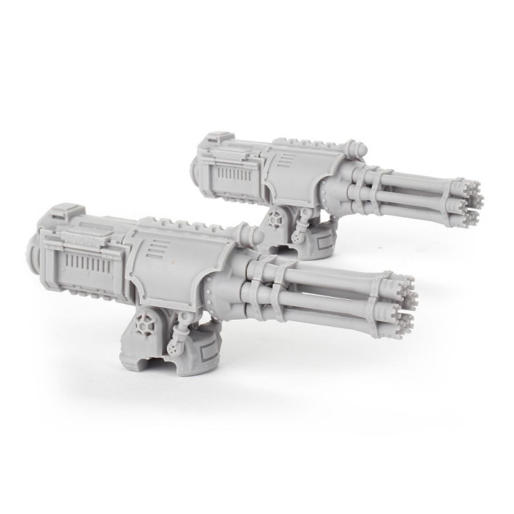 Adeptus Titanicus Warlord Battle Titan Paired Gatling Blasters