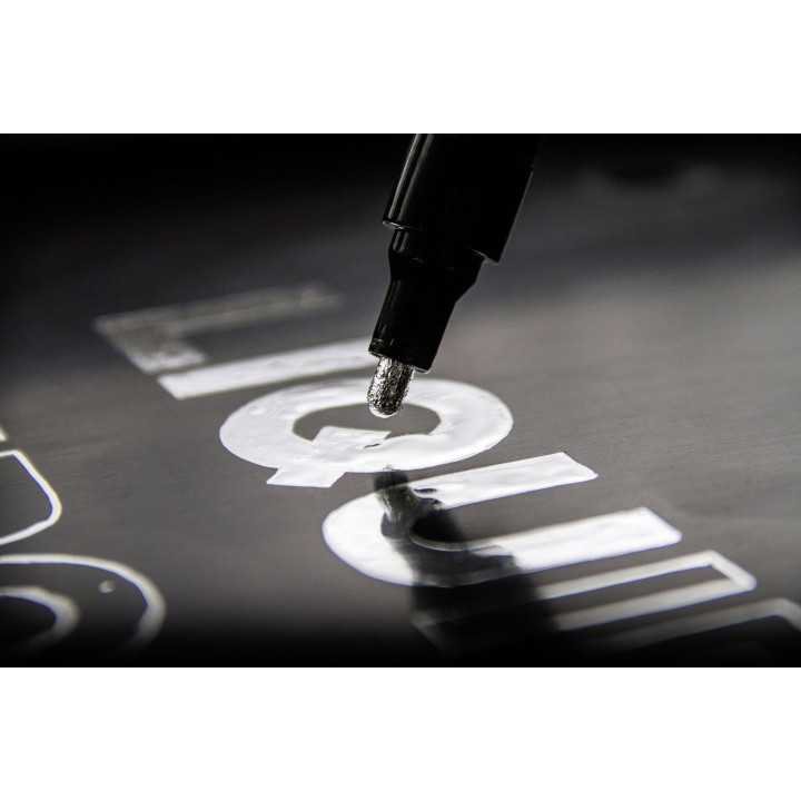 STYLOS - Marqueur Chrome - Liquid Chrome - 2mm - 13.1 cm