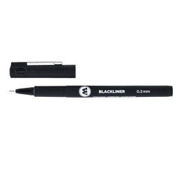 STYLOS - Blackliner - MOLOTOW - noir - 0,2mm - .9 cm