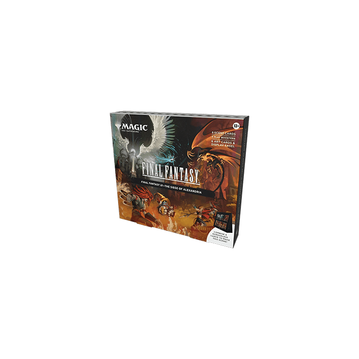 Magic The Gathering : Final Fantasy Scene Box - The siege of alexandria Display