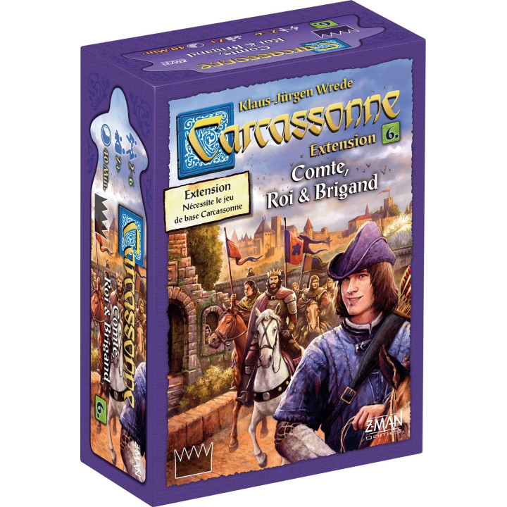 Carcassonne : Extension 6 - Comte, Roi et brigand - BOARD GAMES