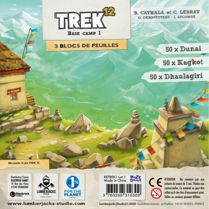 JEUX DE SOCIÉTÉ - Trek 12 - Base Camp 1