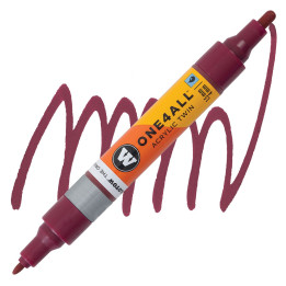 STYLOS - Marqueur pour Maquettes - One4All Twin - Acrylique Bordeaux - 1,5/4mm - -086 - 15 cm
