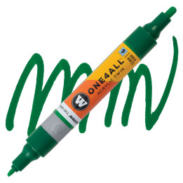STYLOS - Marqueur pour Maquettes - One4All Twin - Acrylique M. Vert - 1,5/4mm - -096 - 15 cm