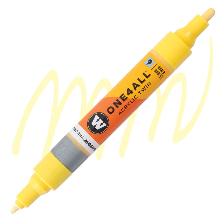 STYLOS - Marqueur pour Maquettes - One4All Twin - Acrylique Vanille Pastel - 1,5/4mm - -115 - 15 cm