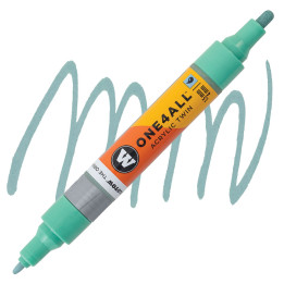 STYLOS - Marqueur pour Maquettes - One4All Twin - Acrylique Bleu Lagon Pastel - 1,5/4mm - -020 - 15 cm