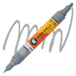 STYLOS - Marqueur pour Maquettes - One4All Twin - Acrylique Gris Cool Pastel - 1,5/4mm - -203 - 15 cm