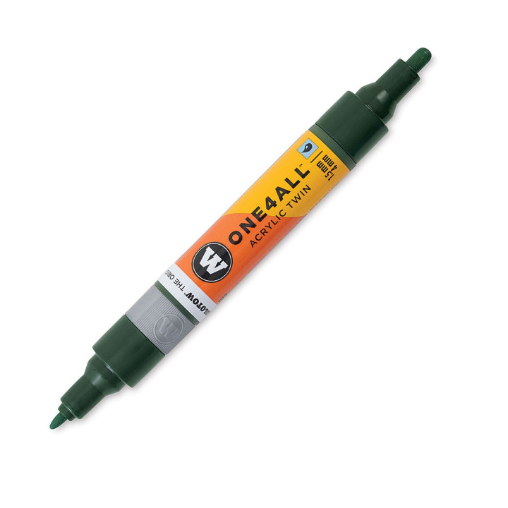 STYLOS - Marqueur pour Maquettes - One4All Twin - Acrylique Vert Future - 1,5/4mm - -145 - 15 cm