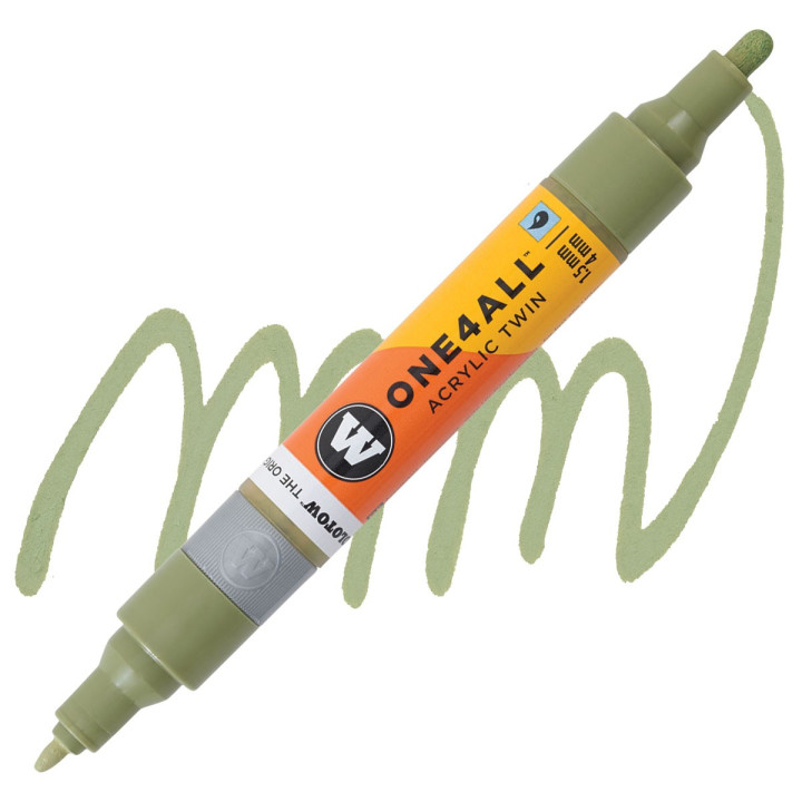 Marqueur pour Maquettes - One4All Twin - Acrylique Amazone Clair - 1,5/4mm - -205 - 15 cm - PENS