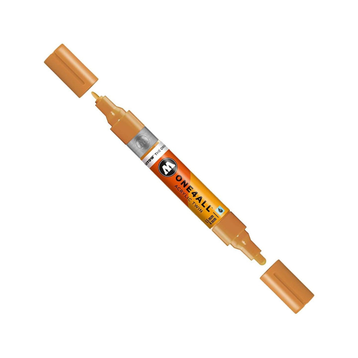Marqueur pour Maquettes - One4All Twin - Acrylique Brun Ocre Clair - 1,5/4mm - -208 - 15 cm - PENS