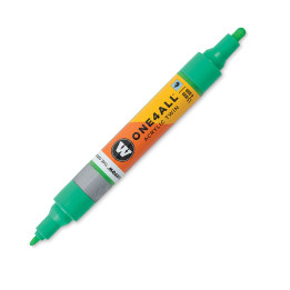 STYLOS - Marqueur pour Maquettes - One4All Twin - Acrylique Vert Univers - 1,5/4mm - -222 - 14 cm