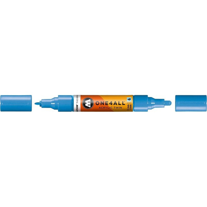 STYLOS - Marqueur pour Maquettes - One4All Twin - Acrylique Bleu Intense - 1,5/4mm - -230 - 14 cm
