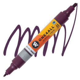 STYLOS - Marqueur pour Maquettes - One4All Twin - Acrylique Prune - 1,5/4mm - -233 - 15 cm