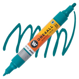 STYLOS - Marqueur pour Maquettes - One4All Twin - Acrylique Turquoise - 1,5/4mm - -235 - 15 cm