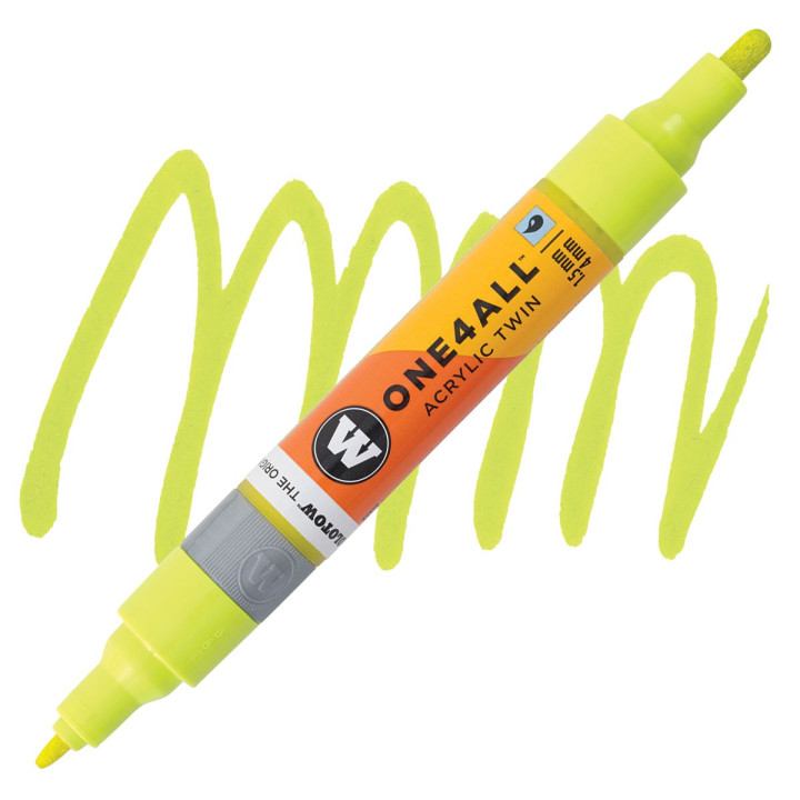 STYLOS - Marqueur pour Maquettes - One4All Twin - Acrylique Poison Vert - 1,5/4mm - -236 - 14 cm