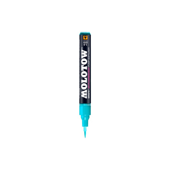 STYLOS - Softliner fluorescent rèactif UV - GRAFX UV - Bleu - 1mm - -001 - 16 cm