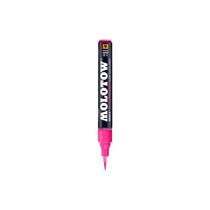 Softliner fluorescent rèactif UV - GRAFX UV - Rose - 1mm - -005 - 16 cm - STYLOS